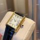 New Cartier Must de Cartier Tank Vermeil Watches Ginger Leather Strap (8)_th.jpg